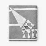 Night Charcoal Positano Turkish Towel