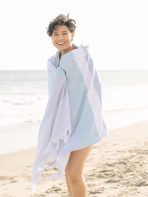 Teal & Gray Cape Cod Turkish Towel - Image 2